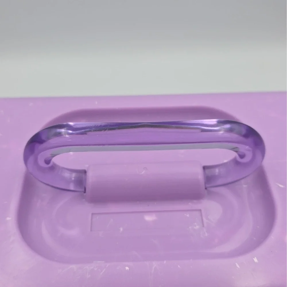 Ulta Beauty Caboodle Make Up Purple Marbled Large Storage Case w/ Mirror